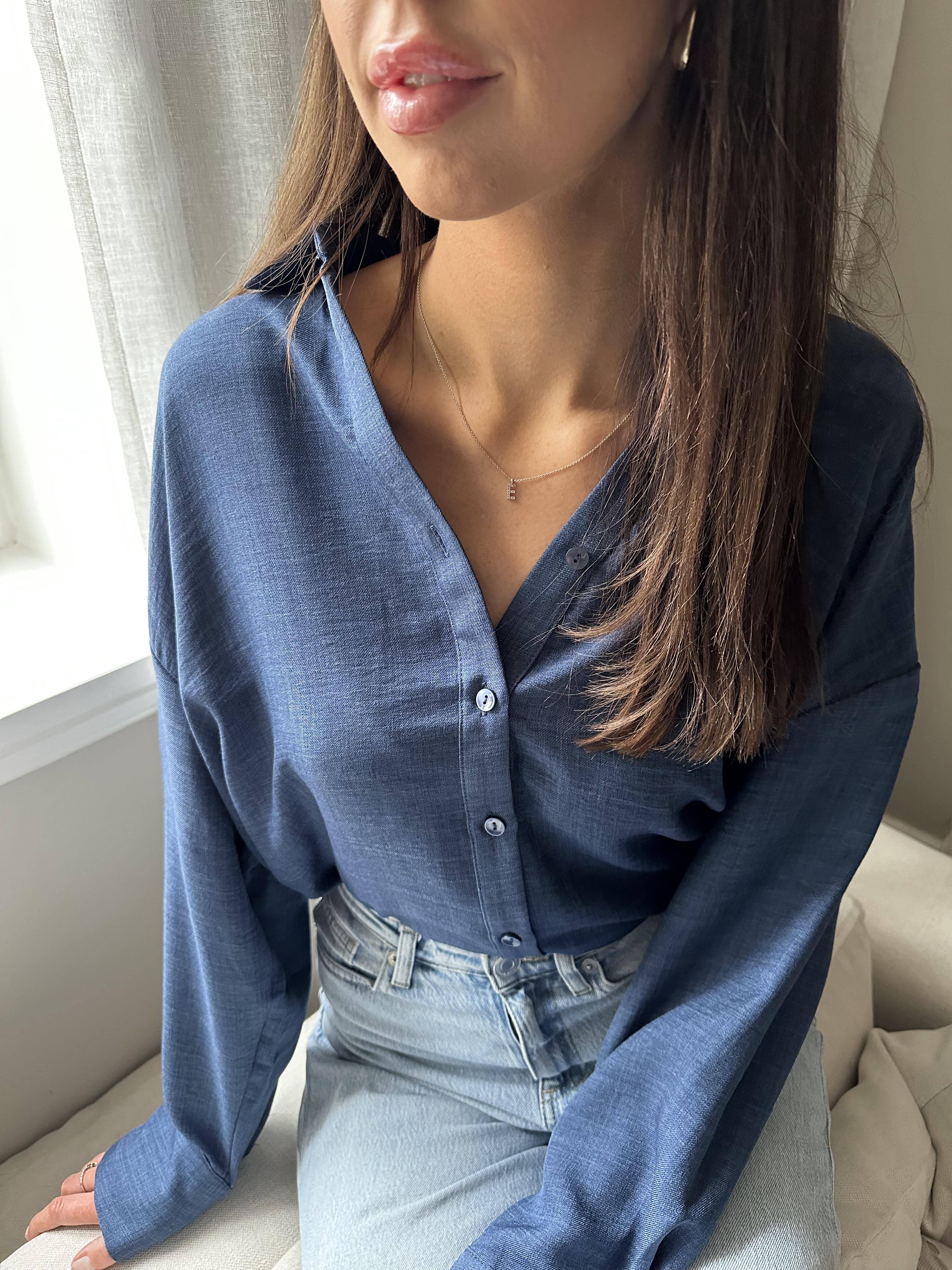 VMMELANEY Shirt - Navy Blazer